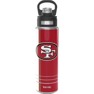 NFL San Francisco 49ers Final Score Stainless Steel Wide Mouth Water Bottle - 24oz: BPA-Free, Leakproof - 1 of 3