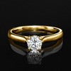 Ross-Simons 0.50 Carat Lab-Grown Diamond Solitaire Ring in 18kt Gold Over Sterling - 4 of 4