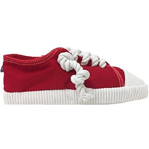Multipet Plush Shoe Dog Toy | Ideal for Instagram | 10 inches | Durable | Pull Ropes | Squeaker | For Big Dogs & Puppies - 1 of 1