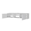49.25" Manufactured Wood Floating TV Stand Wall Unit with 2 Doors, Open Shelf, and Cable Management for Living Room - 4 of 4