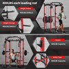 Power Rack, 1600LBS Capacity Squat Rack for Home Gym with Cable Crossover, Pull-up Bar, Multifunctional Home Gym Equipment with Attachments - 3 of 4
