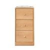 MAYEERTY Solid Oak Chest of Drawers, 3 Drawer Storage Cabinet for Bedroom Office Living Room - 2 of 4