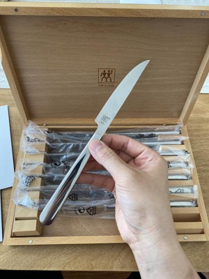 Zwilling J.A. Henckels 8-Piece Stainless Steel Knife Set with Presentation Case
