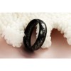 Engraved Gold Wedding Band 6mm Stainless Steel Ring for Men or Women by Ginger Lyne - 3 of 4