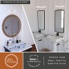 VAXCEL Levitt 2 Light Mid Century Modern Industrial Bathroom Vanity Fixture Clear Glass - 3 of 4