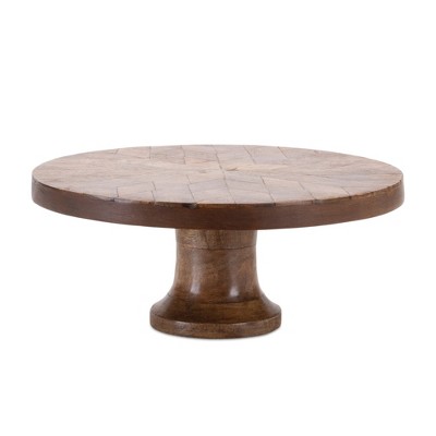 Melrose Mango Wood Tray 10.5"D