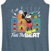 Women's - Disney - Mickey Feel The Beat Graphic Racerback Tank - 2 of 4