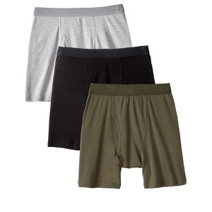 KingSize Men's Big & Tall Cotton Cycle Briefs 3-Pack - 1 of 4