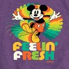 Girls' - Disney - Mickey Mouse Feeling Fresh Fitted Short Sleeve Graphic T-Shirt - 2 of 4