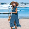 Women's Beach Cover-Up Sleeveless Midi Dress - Cupshe - 2 of 4