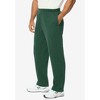 KingSize Men's Big & Tall French Terry Open Bottom Pants - 4 of 4