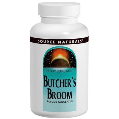 Butchers Broom 500mg by Source Naturals, Inc.  -  100 Tablet