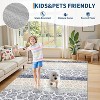 homfan Vintage Printed Carpet Runner, Non-Shedding Farmhouse Floor Cover, Foldable Ultra-Thin Accent Rugs, Easy Cleaning, for Bedroom, Kitchen - 4 of 4