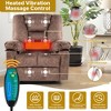Velvet Power Lift Recliner Chair with Massage & Heating, Power Lift Assistance and Enlarged & Widened Seat - 4 of 4