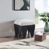 Meridian Furniture,Altair Velour Fur Fabric Bench - 2 of 4