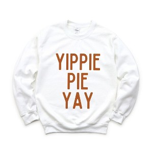 Simply Sage Market Women's Graphic Sweatshirt  Yippie Pie Yay - 1 of 4