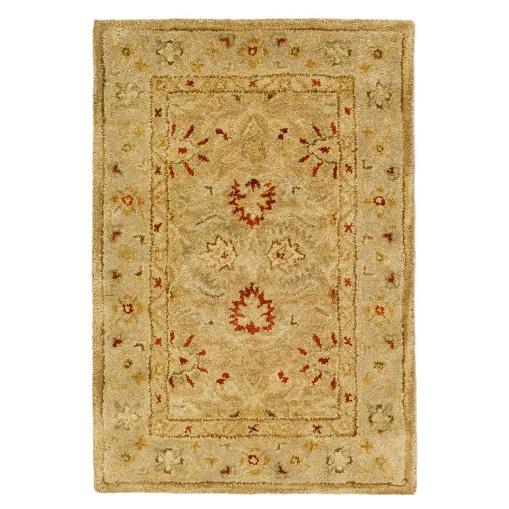 3'x5' Georgeta Tufted Accent Rug Brown/Beige - Safavieh