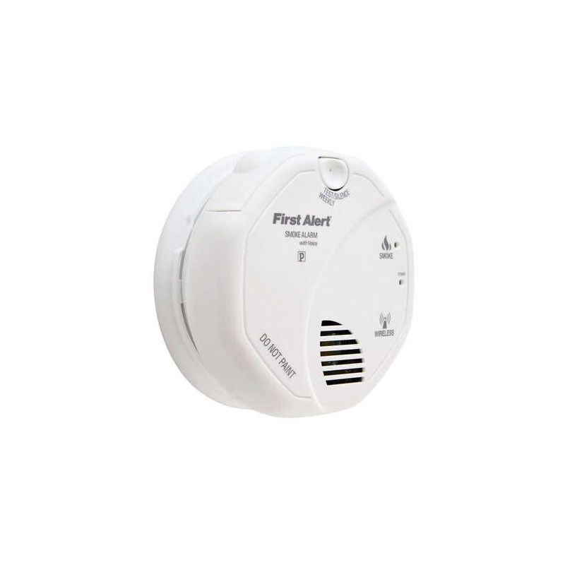 First Alert Battery-Powered Photoelectric Smoke/Fire Detector, 1 of 2