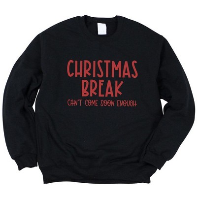 Simply Sage Market Women's Graphic Sweatshirt  Christmas Break Can't Come Soon Enough