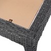 Maggift Patio End Tables Accent Side End Table for Outdoor and Indoor, Garden, Backyard Use, Special Design, Gray, 20"*20"*15.3" - 4 of 4