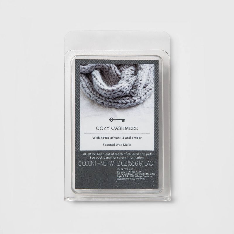 6ct Cozy Cashmere Scented Wax Melts - Threshold&#8482;, 1 of 3