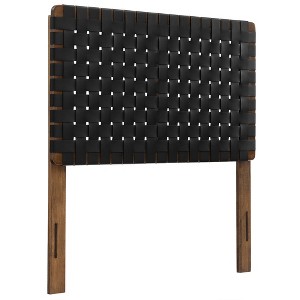 Modway Sparta Weave Twin Vegan Leather Headboard - 1 of 4