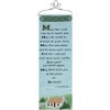 Manual Woodworkers and Weavers The Road Rises Hanging Wall Panel, 13 x 36 Inches, Inspirational Cotton Wall Decor - 2 of 3