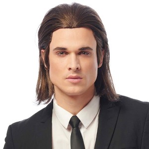 Costume Culture by Franco LLC Vinny Adult Costume Wig | Brown - 1 of 4