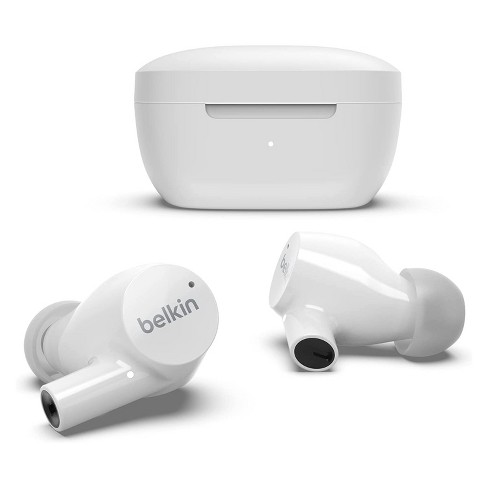 And Ipx5 True Sweat Auc004btwh Earbuds Bluetooth : Target Soundform With Wireless (white) Charging Deep Resistant Bass 5.2 Water Belkin Wireless Earphones Rise