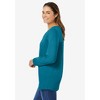 Woman Within Perfect Long-Sleeve V-Neck Tee - 4 of 4