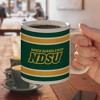 North Dakota State NDSU Stripes Ceramic Coffee Mug Novelty Gift Mugs for Coffee Tea and Hot Drinks 11oz White - 4 of 4