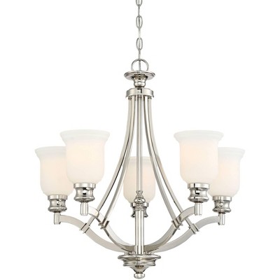 Minka Lavery Audrey's Point 25" Wide Polished Nickel Chandelier