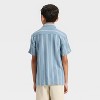 Boys' Short Sleeve Vertical Striped Button-Down Shirt - Cat & Jack™ - 2 of 3