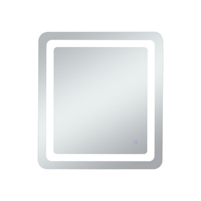 Elegant Lighting Genesis 24in x 30in soft edge LED mirror