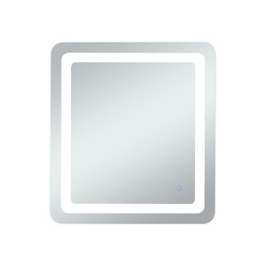 Elegant Lighting Genesis 24in x 30in soft edge LED mirror - 1 of 4