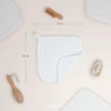 Baby Washcloths Muslin Cotton, Large 10”x10” by Comfy Cubs - 3 of 4