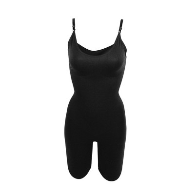 Unique Bargains Women Shapewear Tummy Control Full Bust Bodysuit Butt  Lifter Thigh Traceless Slimmer Black Size S : Target