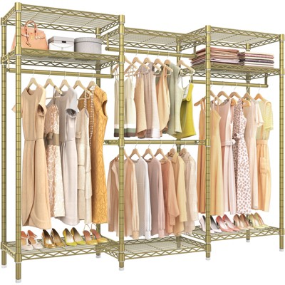 Rebrilliant Malakey Clothes Rack, Heavy Duty Clothing Rack for