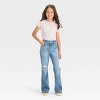 Girls' Mid-Rise Flare Jeans - Cat & Jack™ Medium Wash 4