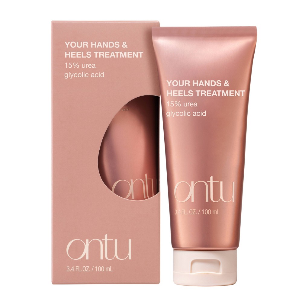 Ontu Hands & Foot 15% Urea Moisturizing Treatment Cream with Glycolic Acid - 3.4 fl oz: Squeeze Bottle, Hand and Body Lotion, Normal Skin