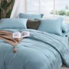 BAGOKIE 5/7 Pieces Bed in a Bag with Fitted Sheet, Flat Sheet, Pillow Sham, and Pillowcase - 3 of 4