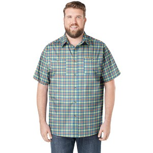 KingSize Short Sleeve Printed Sport Shirt - 1 of 4