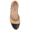 Journee Collection Womens Tesley Two Tone Mary Jane Flats - 4 of 4