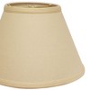 Vynxaria Empire Slant Hardback Lampshades, 6"x12"x8" Beige with Washer Fitter - 2 of 4