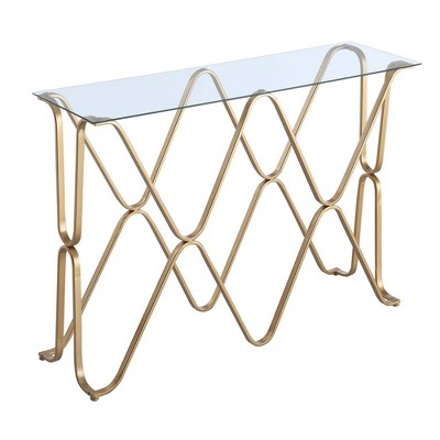 Glass console store table target