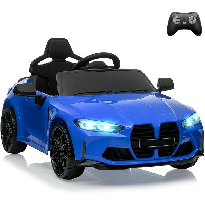 12V Kids Electric Ride-On Sports Car with Remote Control, 3 Speeds, LED Lights, Opening Doors, Battery Powered Toy Car for Toddlers Ages 3-7
