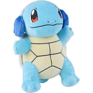 Pokemon 8-Inch Squirtle with Winter Earmuffs Plush Stuffed Animal Toy - Officially Licensed - Age 2+ - 1 of 4