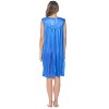 Casual Nights Women's Sleeveless Flower Satin Nightgown - 4 of 4