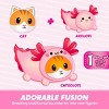 Joyfy Catxolotl Stuffed Animal, Kawaii Axolotl Cat Plush Pillow, 11" Plush Toy for Kids and Adults, Easter Christmas Birthday Gift for Boys Girls - 2 of 4