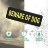 Unique Bargains Indoor Outdoor Yard Home Acrylic Self-adhesive Durable Beware of Dog Sign 3x9 Inch - 4 of 4